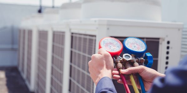 Test einer Klimaanlage für die energietechnische Einordnung